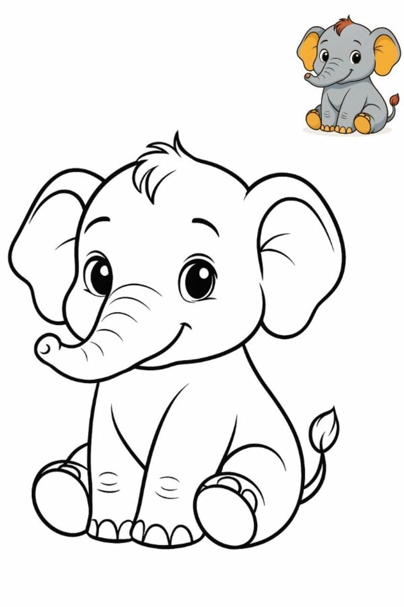 Bé sẽ mê tải tranh tô màu con vật pdf để thoả sức sáng tạo