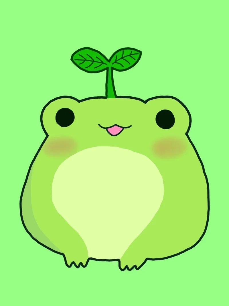 Thay avatar bằng avatar ếch chibi siêu dễ thương