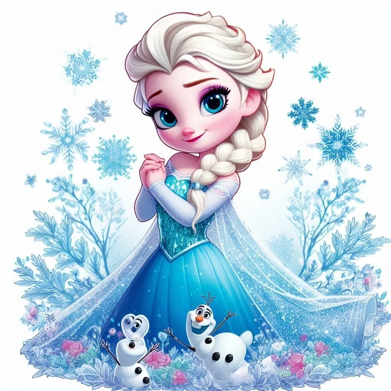 Tải về miễn phí elsa chibi png chất lượng cao