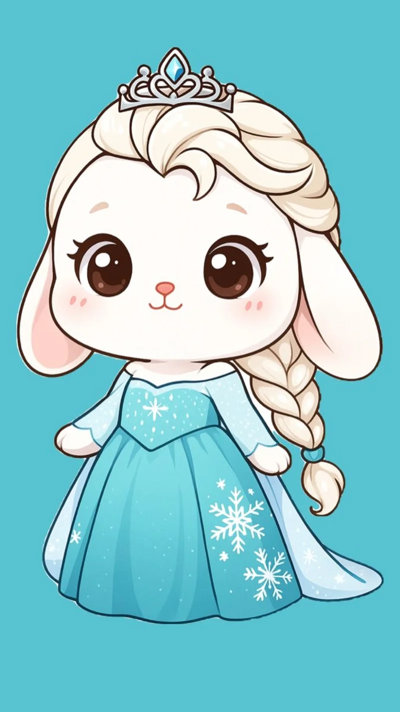 Chiêm ngưỡng hình elsa chibi siêu dễ thương