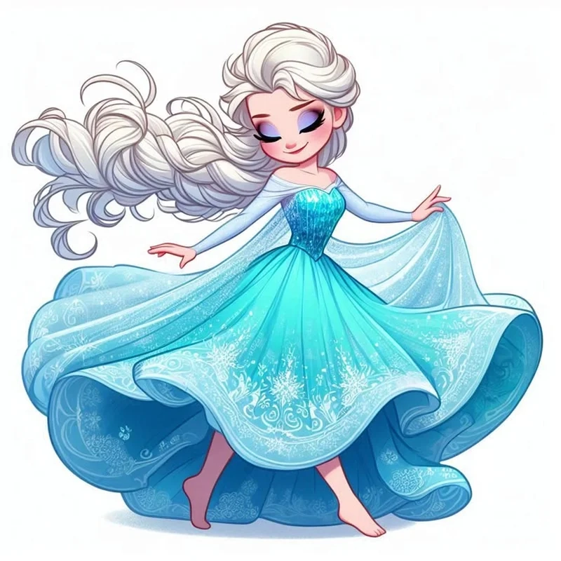 Khoảnh khắc vui nhộn với anna elsa chibi