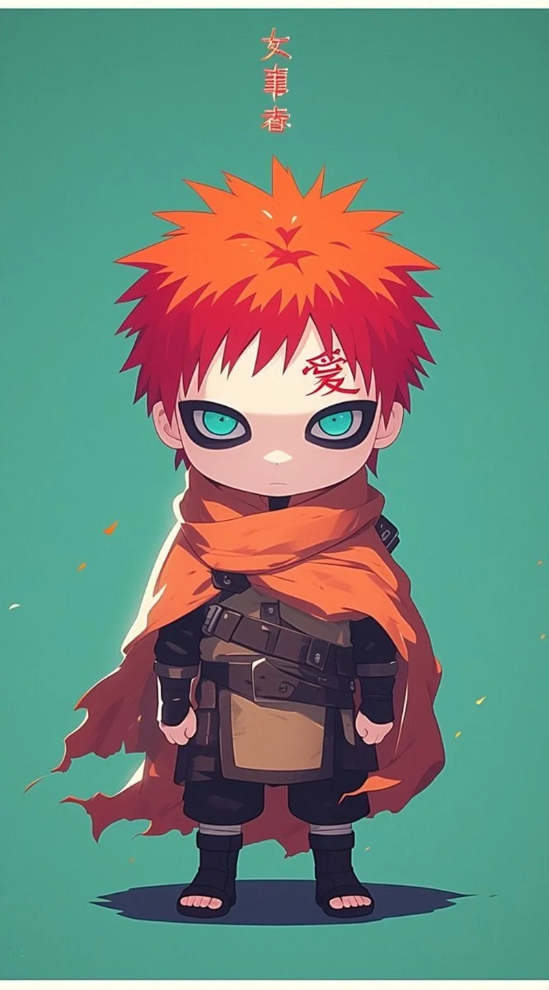 Lưu giữ khoảnh khắc với gaara chibi png tuyệt đẹp