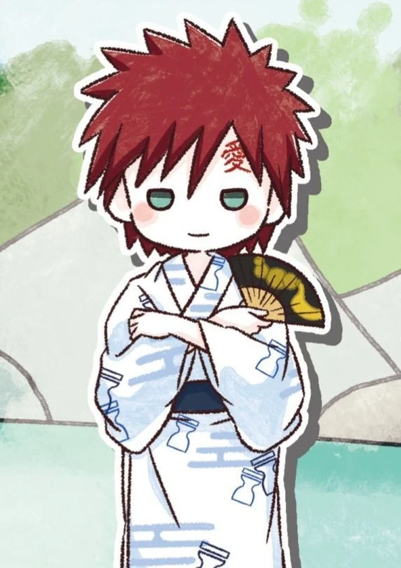 Trang trí màn hình với gaara chibi wallpaper độc đáo