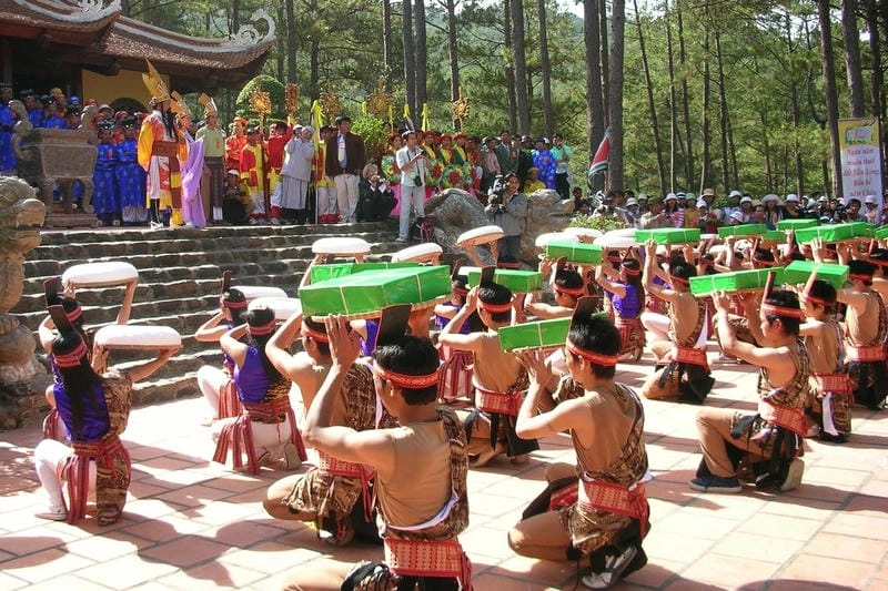 Ngắm nhìn vẻ đẹp Giỗ Tổ Hùng Vương long trọng