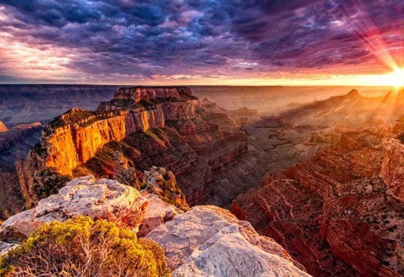 Lạc lối trong Grand Canyon bình minh