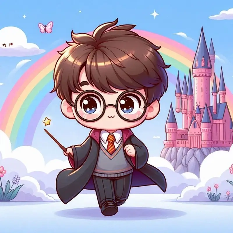 Khám phá harry potter chibi cute cho mọi fan mê phép thuật