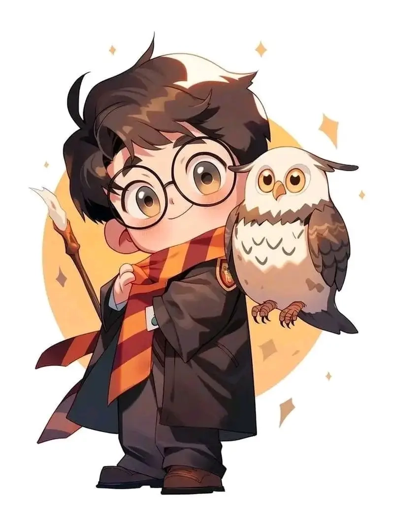 Khám phá harry potter chibi 3d sống động và độc đáo
