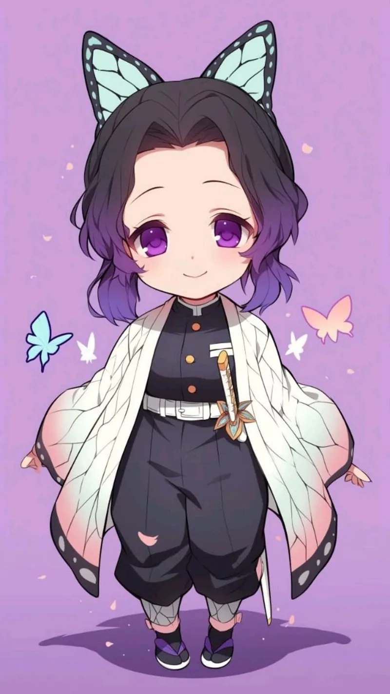 Trang cá nhân nổi bật cùng avatar shinobu chibi