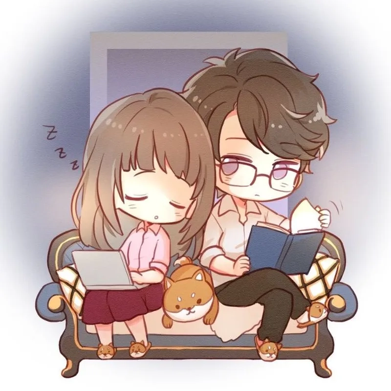 Khám phá kho ảnh anime chibi cặp đôi cute ngộ nghĩnh
