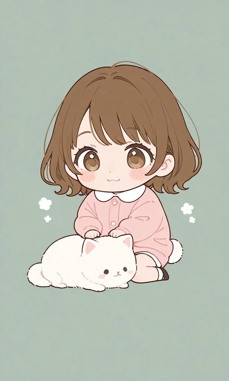 Trang trí màn hình với hình nền cho cute chibi độc đáo