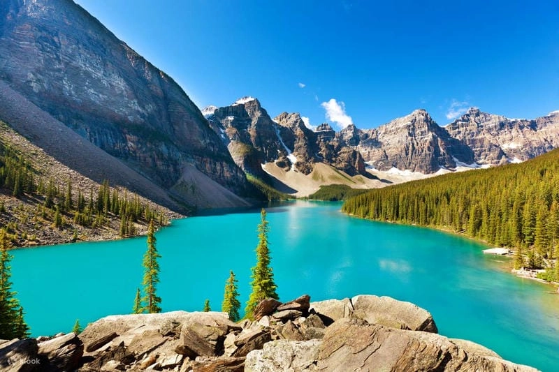 Gợi ý những bức hồ Moraine thơ mộng