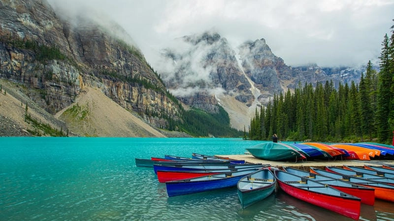 Sưu tầm những bức hồ Moraine hùng vĩ