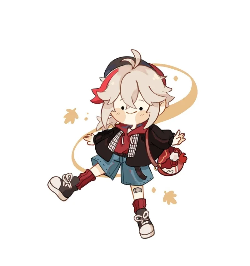 Thỏa sức sáng tạo với kazuha chibi cute trong từng bức tranh