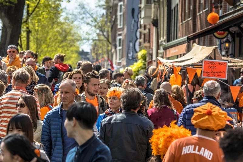 Ngắm nhìn vẻ đẹp King's Day cuốn hút
