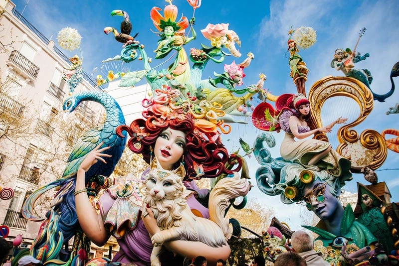 Sưu tầm những bức Las Fallas nổi bật