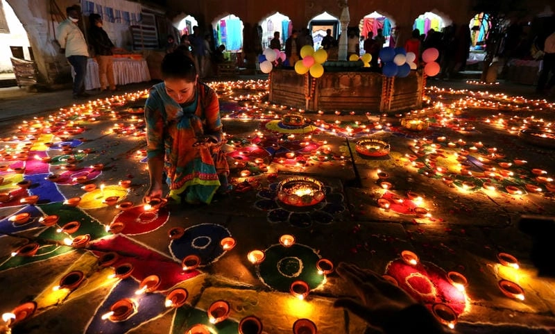 Sưu tầm những bức Lễ hội ánh sáng Diwali hoành tráng