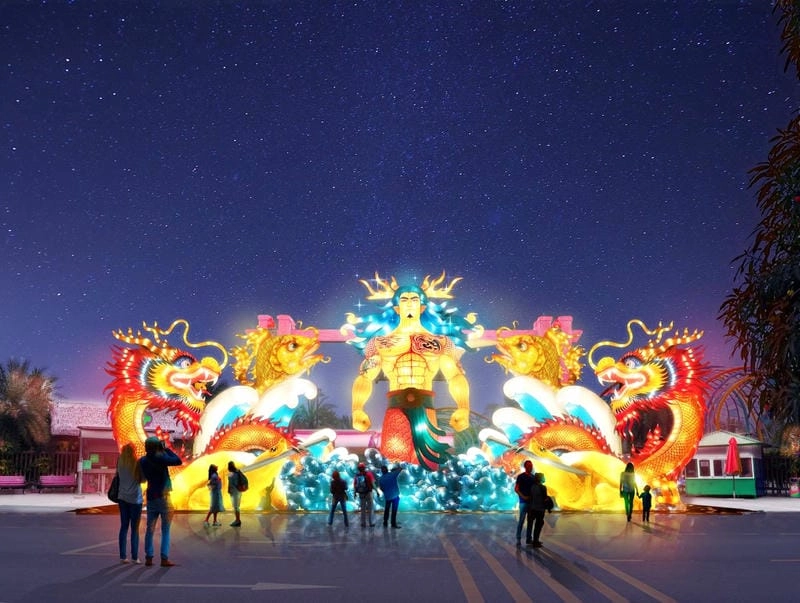 Săn những bức lễ hội ánh sáng huyền ảo