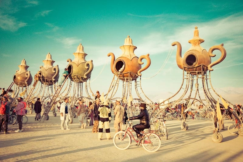 Ngắm nhìn vẻ đẹp lễ hội Burning Man cuốn hút