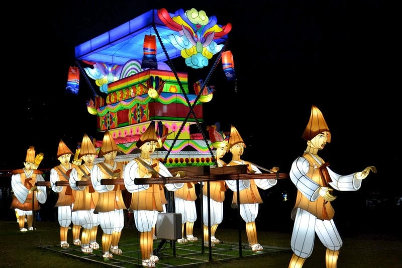 Gợi ý những bức lễ hội đèn lồng Jinju huyền ảo