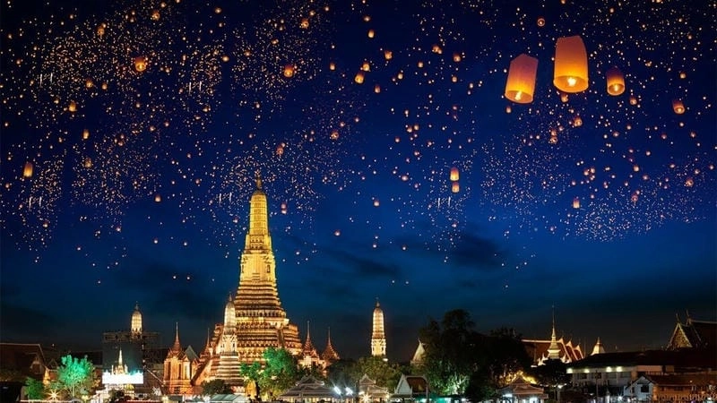 Tìm hiểu nguồn gốc và ý nghĩa lễ hội đèn trời Yi Peng
