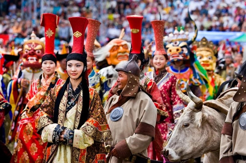 Cùng đắm mình trong lễ hội Naadam sôi động