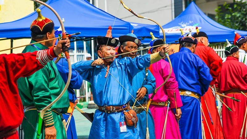 Săn những bức ảnh lễ hội Naadam rực rỡ