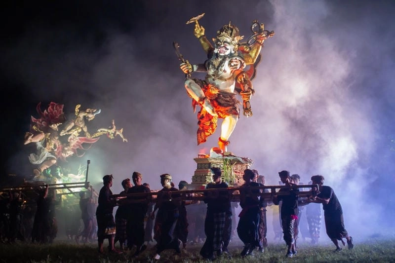 Gợi ý những bức ảnh lễ hội Nyepi ấn tượng