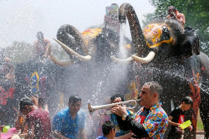 Gợi ý những bức lễ hội té nước Songkran hấp dẫn