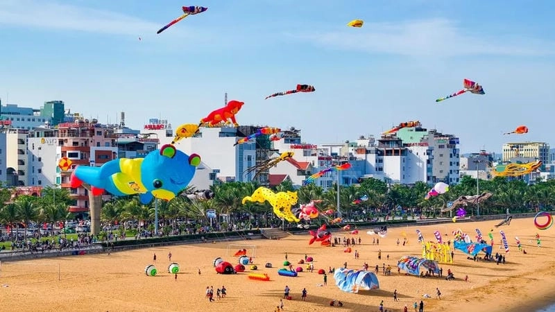 Sưu tầm những bức lễ hội thả diều nổi bật