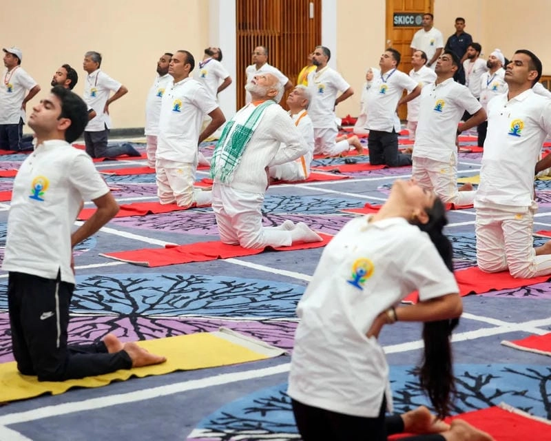 Lạc lối trong lễ hội yoga quốc tế đặc sắc