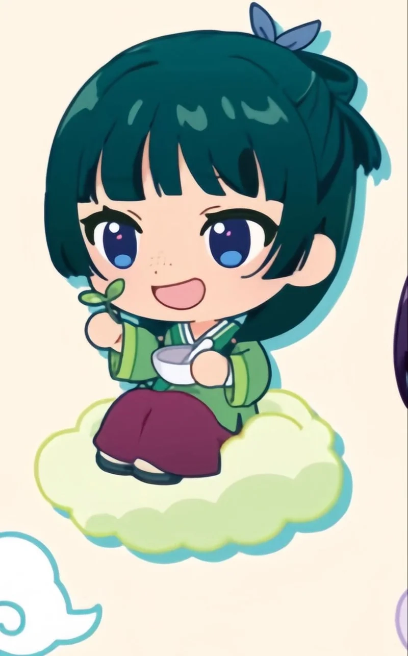 Thưởng thức biểu cảm ngộ nghĩnh maomao chibi face