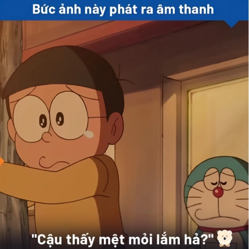 Khi cả ngày căng thẳng chỉ biết mệt meme