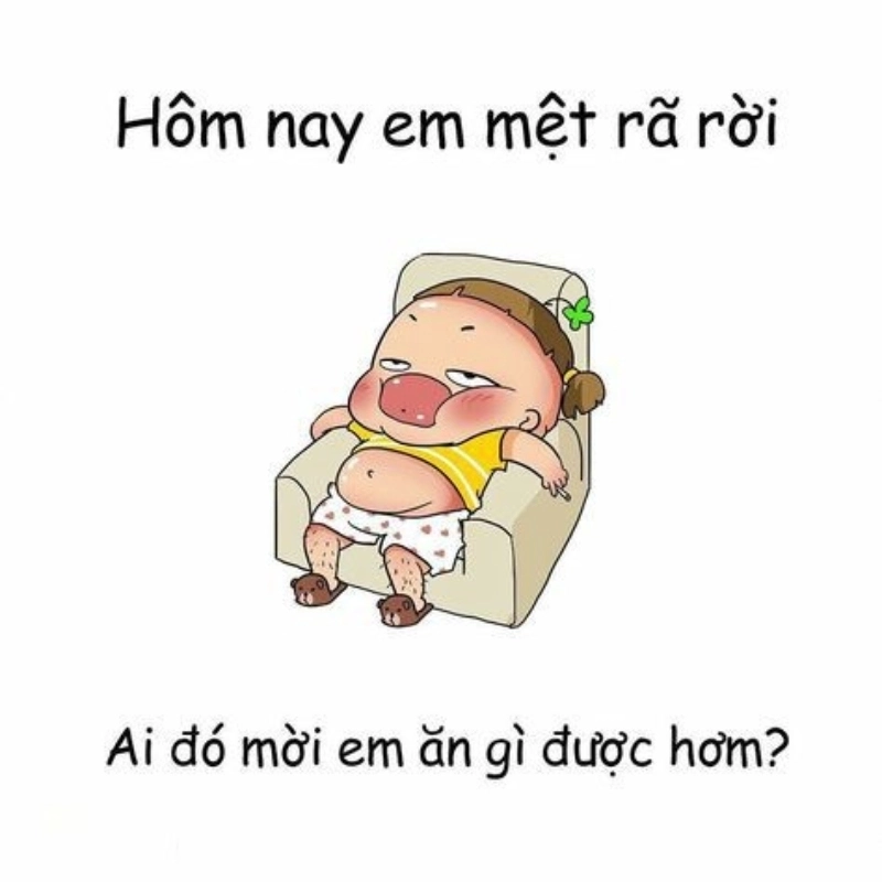 Khi năng lượng cạn kiệt là meme mệt mỏi quá