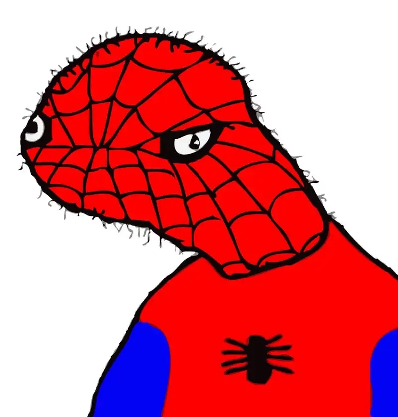 Kính thần thánh trong meme spiderman occhiali hot trend