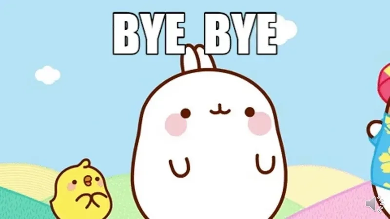 Tạm biệt nhưng vẫn cute với tạm biệt meme