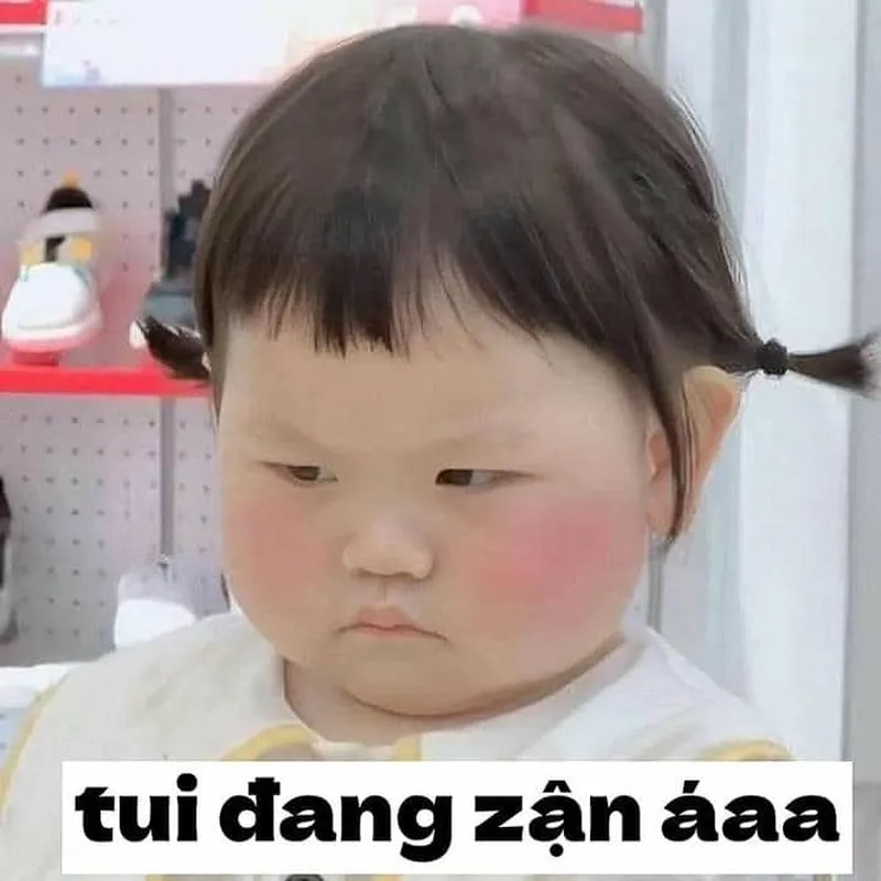 Khi trẻ con hờn dỗi là pha meme giận dỗi