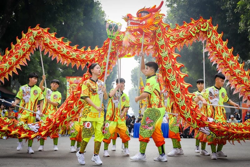 Chiêm ngưỡng vẻ đẹp múa lân sư rồng đặc sắc