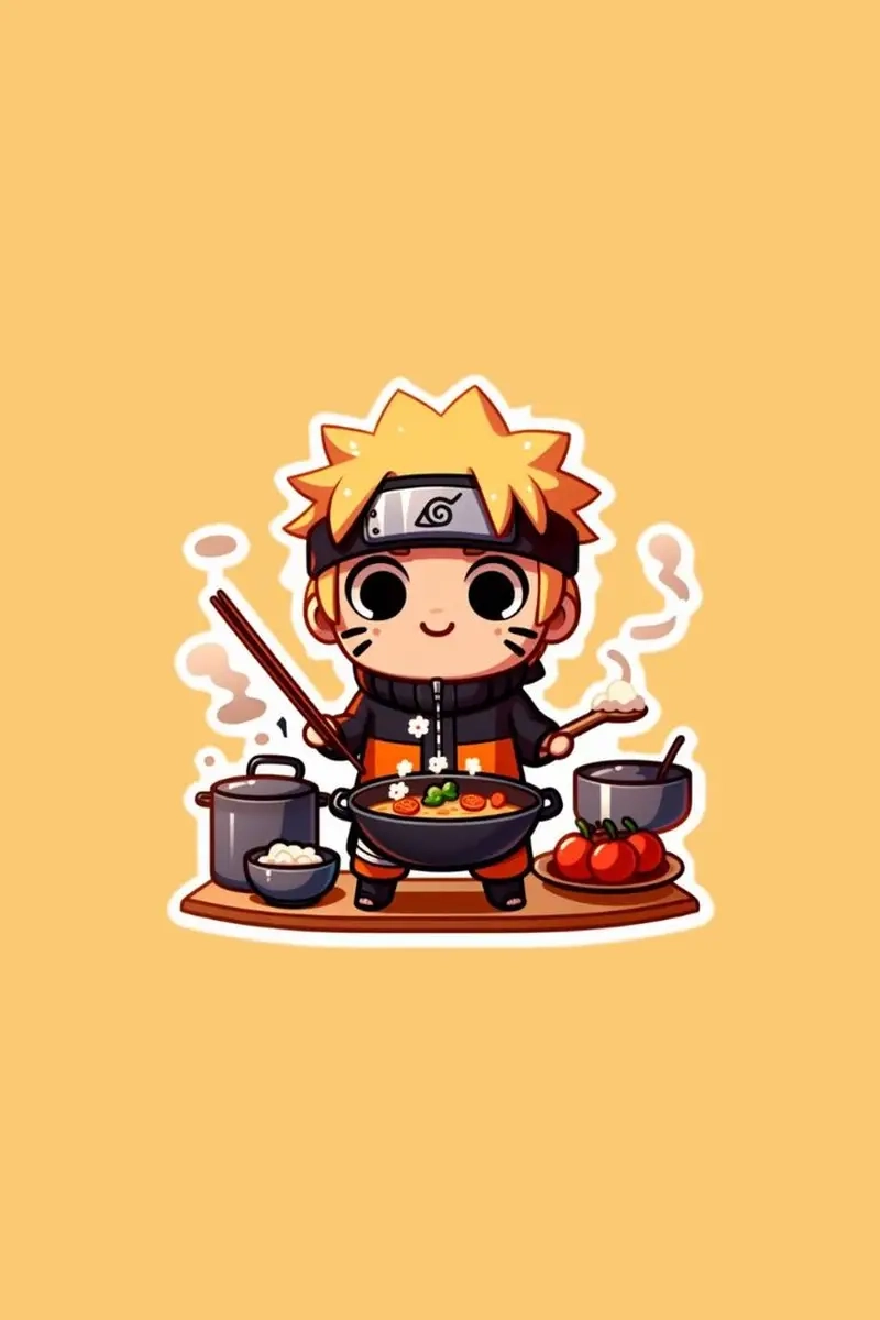 Biến màn hình sinh động với hình nền naruto chibi