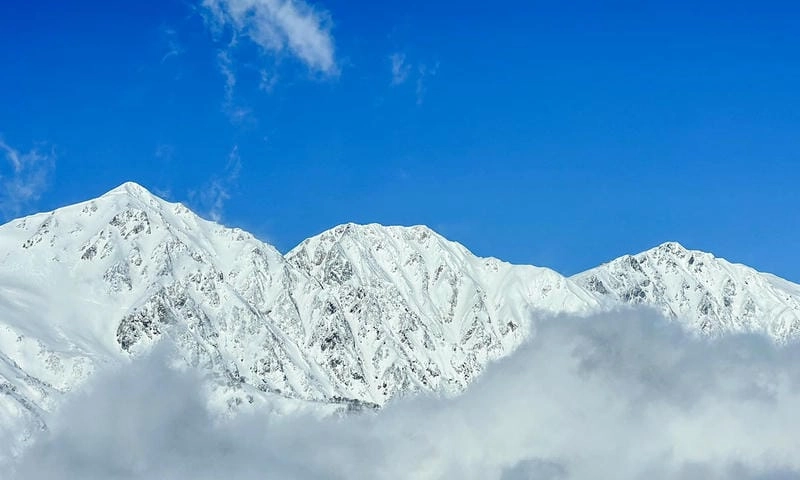 Ngắm nhìn núi tuyết 4k