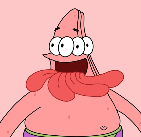 Sự ngây thơ bất ngờ của surprised patrick meme khiến ai cũng thích thú