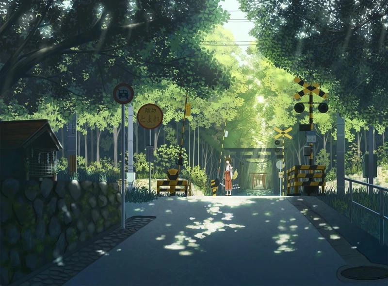 Chiêm ngưỡng vẻ đẹp phong cảnh anime dễ thương