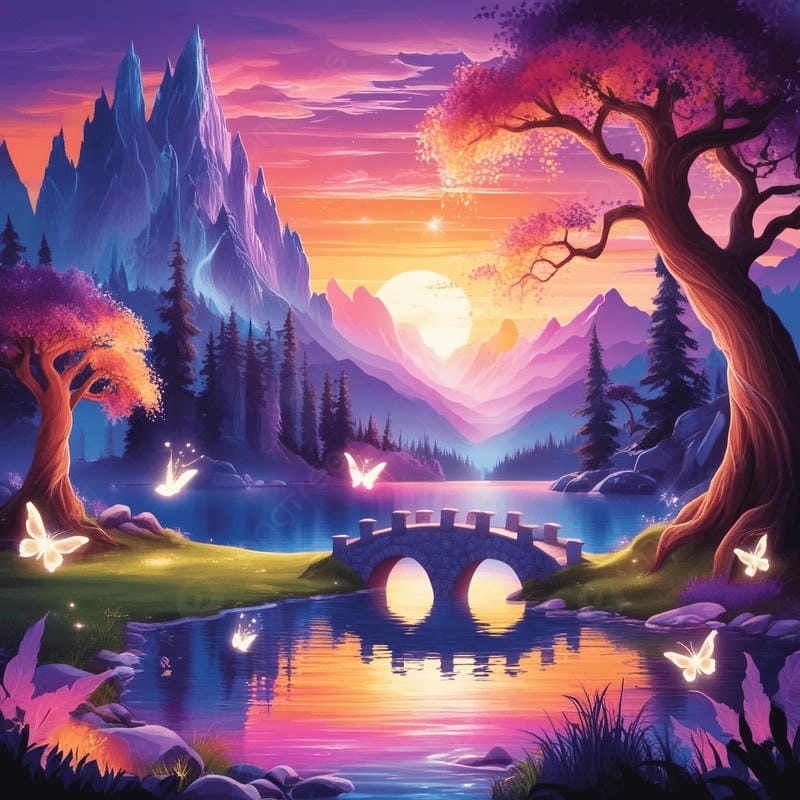 Săn những bức phong cảnh fantasy huyền ảo