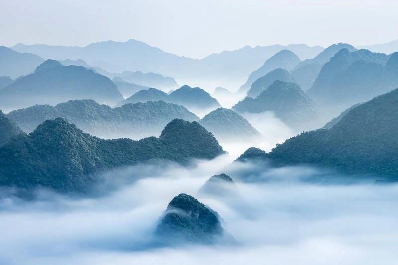 Sưu tầm những bức phong cảnh núi non sông suối