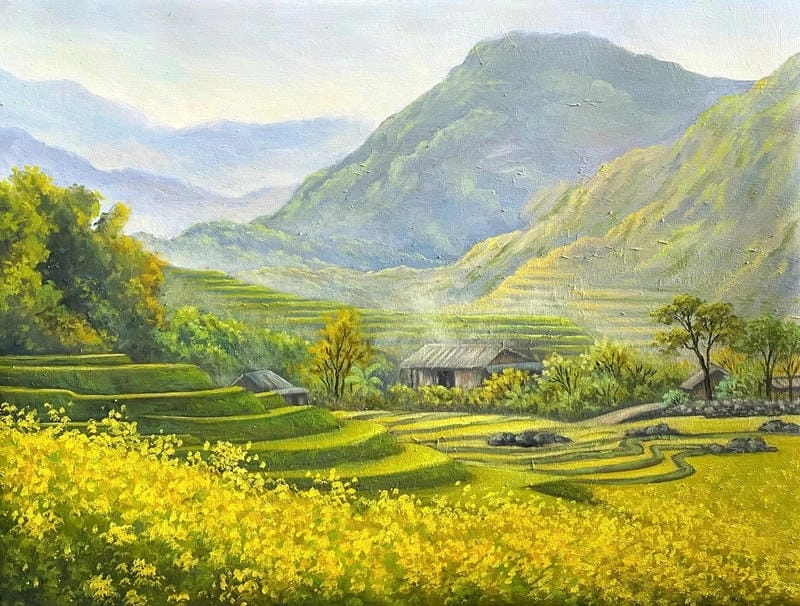 Cùng ngắm nhìn phong cảnh tranh vẽ đẹp