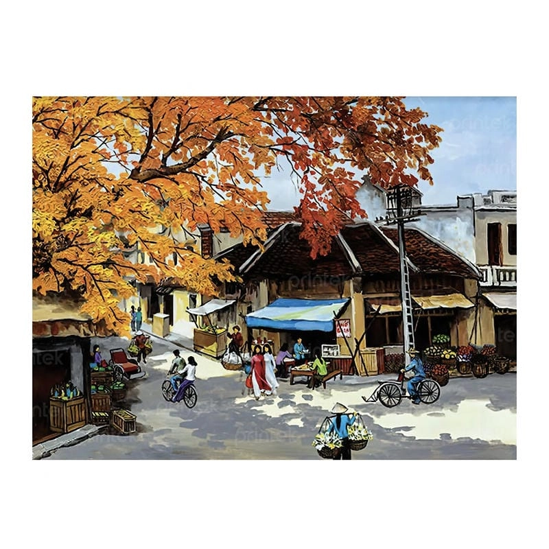 Gợi ý những bức phong cảnh tranh vẽ tuyệt mỹ