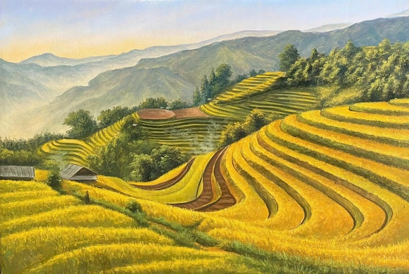 Sưu tầm những bức phong cảnh tranh vẽ hoang sơ