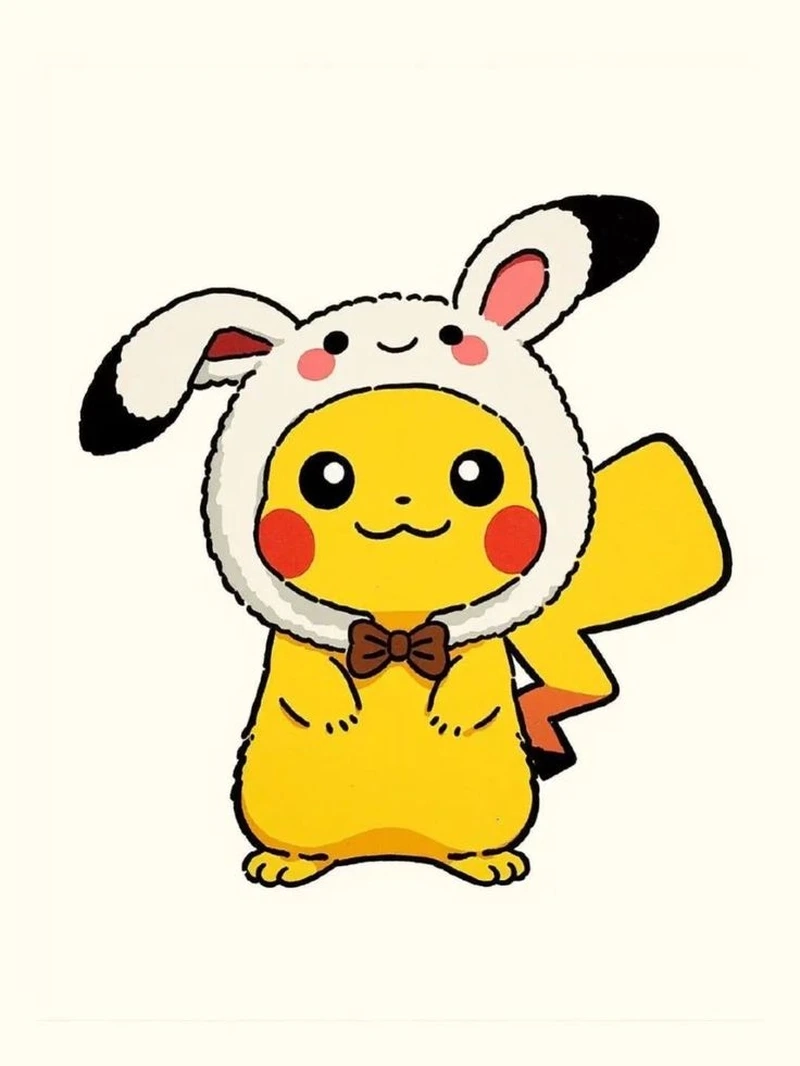 Sưu tầm ngay hình ảnh pikachu chibi cực đáng yêu