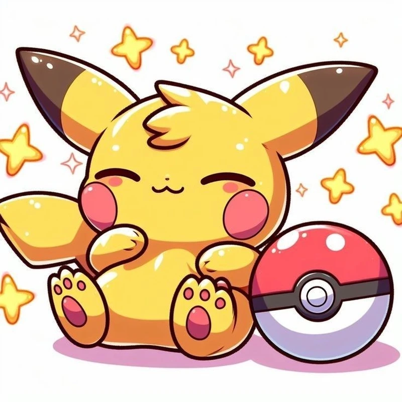 Ngắm nhìn chibi pikachu siêu dễ thương