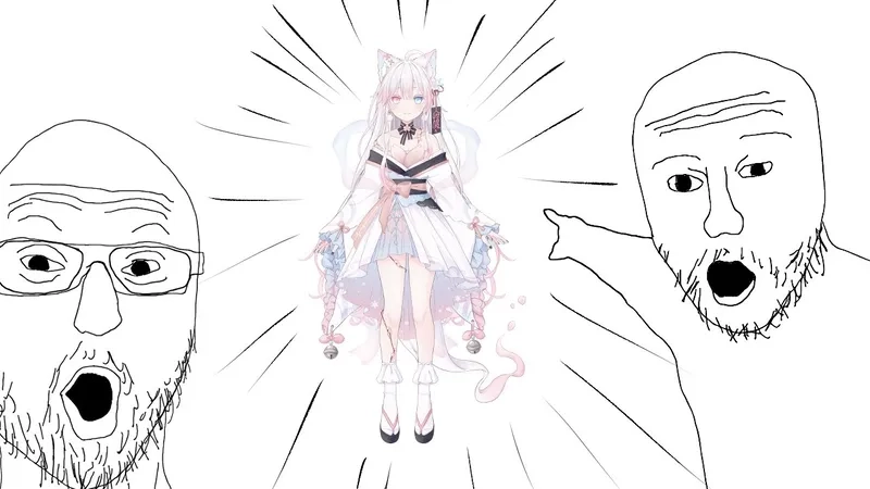 Fan chế săn lùng pointing wojak meme hot trend