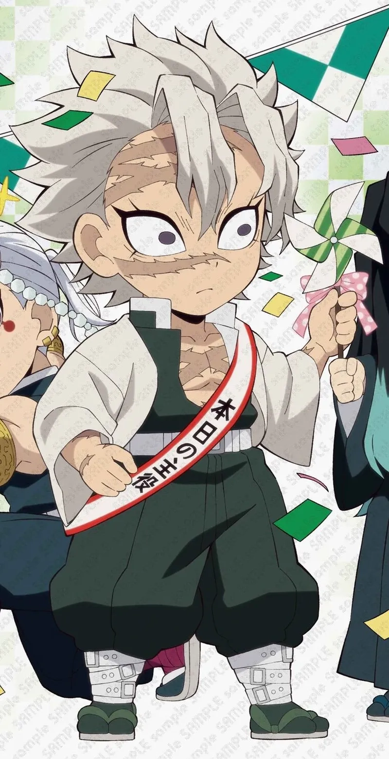 Fan Demon Slayer không thể bỏ lỡ chibi sanemi